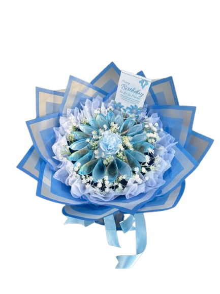 Buket Biru Side View