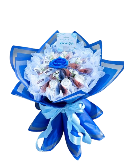 Cone Snack Biru